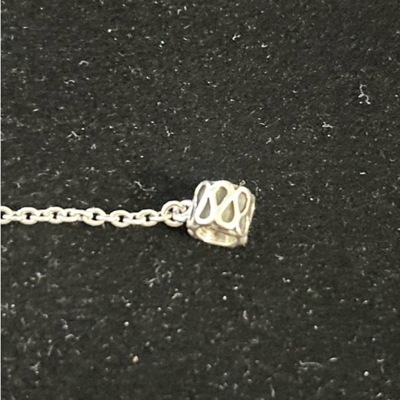 Pandora Moments Raindrop safety chain. 925 silver. Retired. - Picture 3 of 3